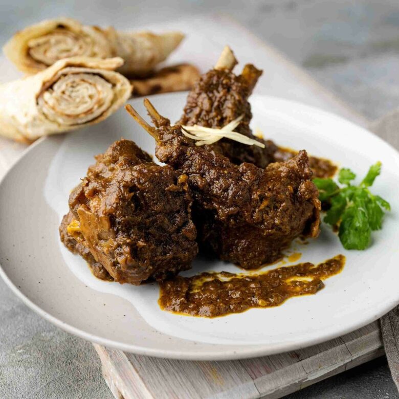 Authentic Bengali dish - traditional meal presentation